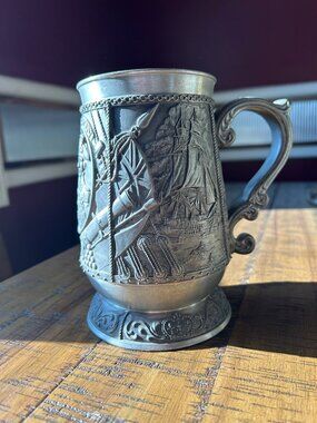 Vintage 1981 Pewter Tankard Produced to  commemorate the 175th anniversary of th